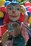 Giant puppet at Jazz East in Halifax