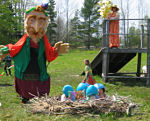 Giant puppet play