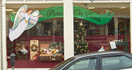 Christmas window painting
